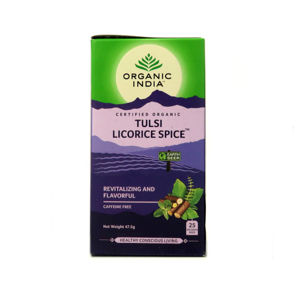 Organic India Tulsi Licorice Spice 25saquetas