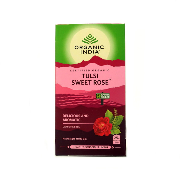 Organic India Tulsi Sweet Rose 25saquetas